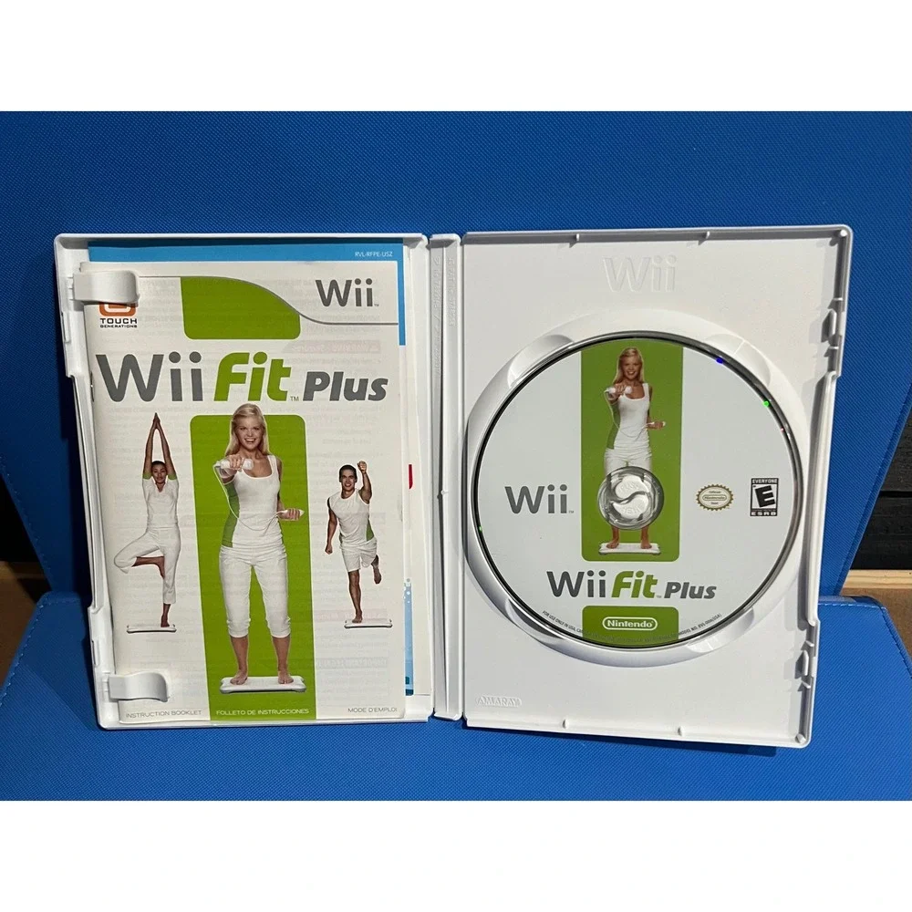 Nintendo Wii Fit Plus Game Disc with Case and Manual RVL-RFPE-USA